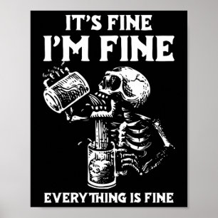 Poster Son Im Fine Tout Beau Costum Halloween