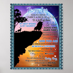 Poster Son Lovers   À mon fils Il y a un morceau de mon c
