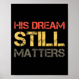 Poster Son Rêve Toujours S Martin Luther King Day Human R