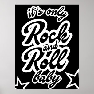 Poster Son seul Rock et roll Baby