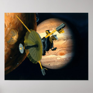 Poster Sonde Jupiter et Lo Galileo