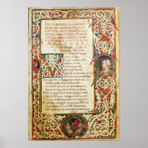 Poster Song in praise of Laure