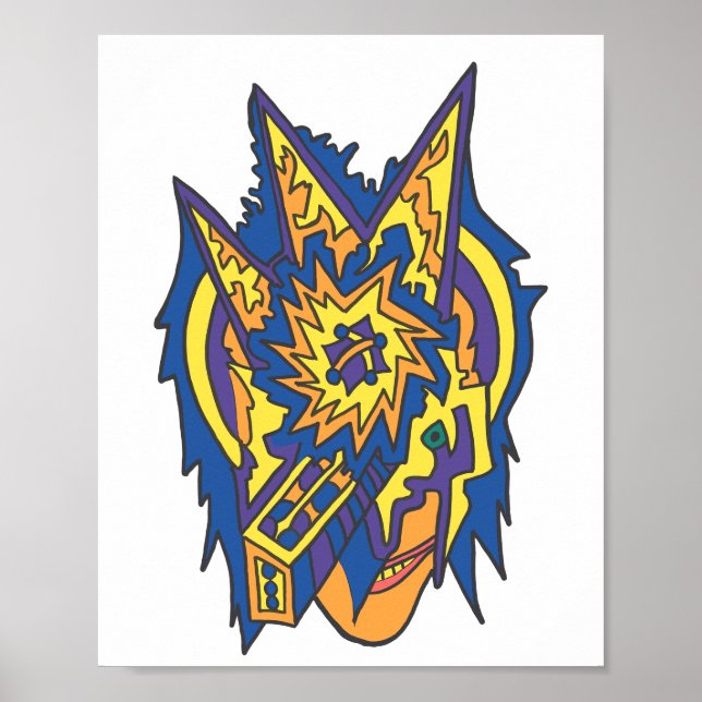 Poster Sonic star (Devant)