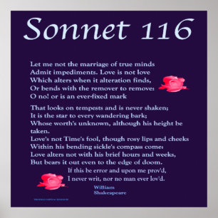 Poster Sonnet 116