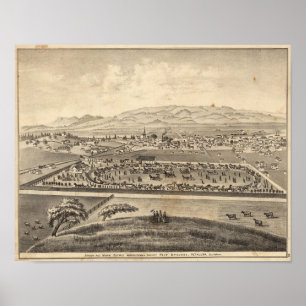 Poster Sonoma et société agricole de secteur de Marin