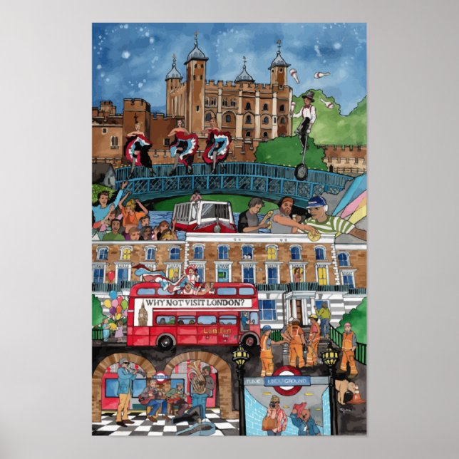 Poster Sons de l'affiche de Londres (Devant)