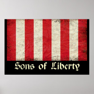 Poster Sons of Liberty Flag