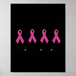 Poster Sont Dans Ensemble Famille Amis Cancer du Sein Con