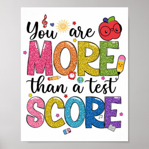 Poster Sont Plus Qu'Un Test Score Test Day Staar Test