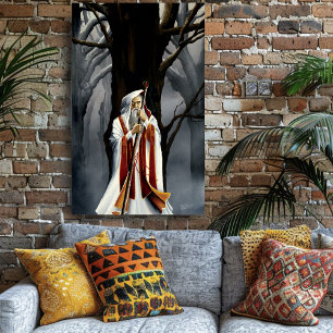 Poster Sorcier Blanc