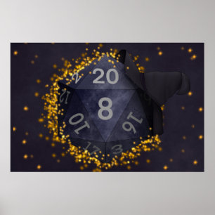 Poster Sorcier d20