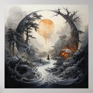 Poster Sorcière Capturer le soleil