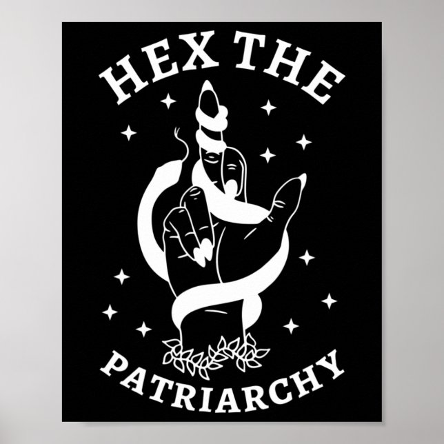 Poster Sorcière Combattre Le Patriarcat Hex Le Patriarcat (Devant)