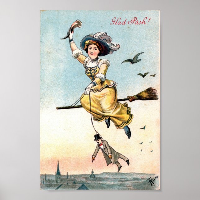 Poster Sorcière de Pâques 1905 (Devant)