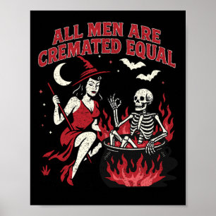 Poster Sorcière Drôle Tous Les Hommes Sont Créés Égalemen