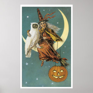 Poster Sorcière Par Nuit