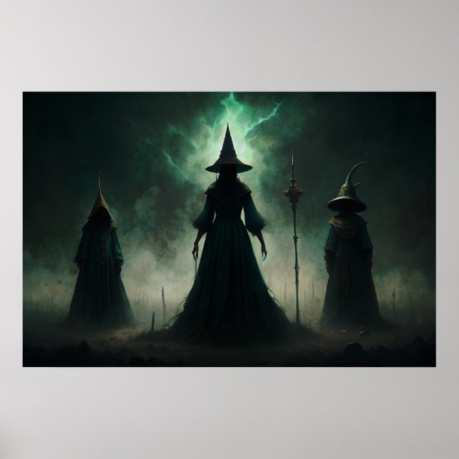 Poster Sorcières gothiques (Devant)