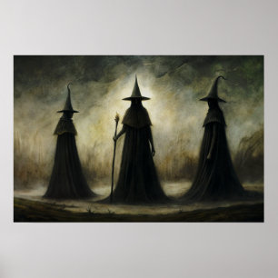 Poster Sorcières trios gothiques