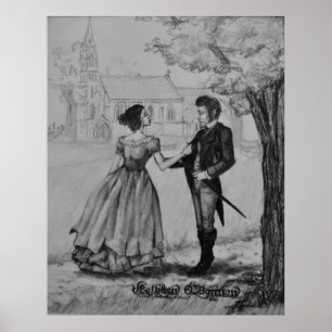 Poster Søren Kierkegaard et Regine Olsen