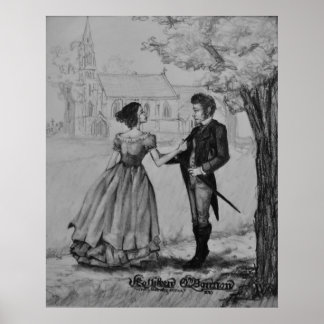 Poster Søren Kierkegaard et Regine Olsen