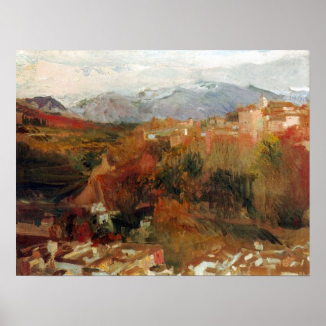 Poster Sorolla - Alhambra (Devant)
