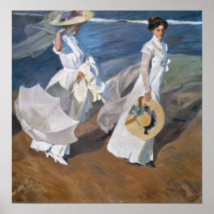 Poster Sorolla - Balade Le Long De La Mer