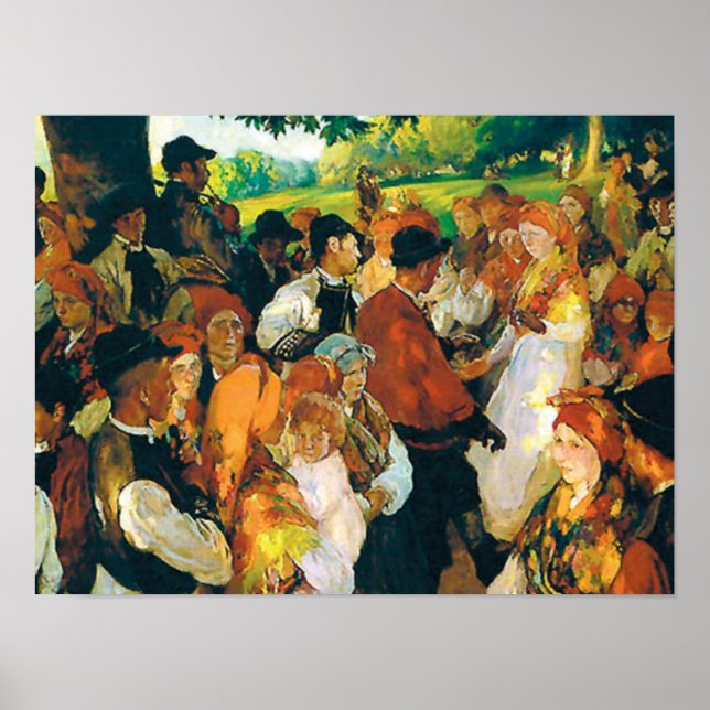 Poster Sorolla - Fiesta Gallega (Devant)