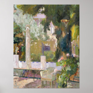 Poster Sorolla - Les Jardins De La Maison De Famille