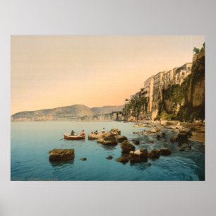 Poster Sorrente par la mer, Naples, Campanie, Italie