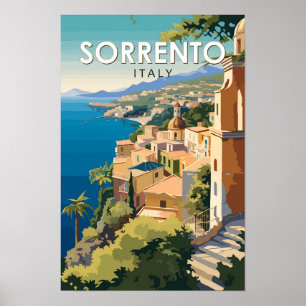 Poster Sorrento Italie Voyage Art Vintage