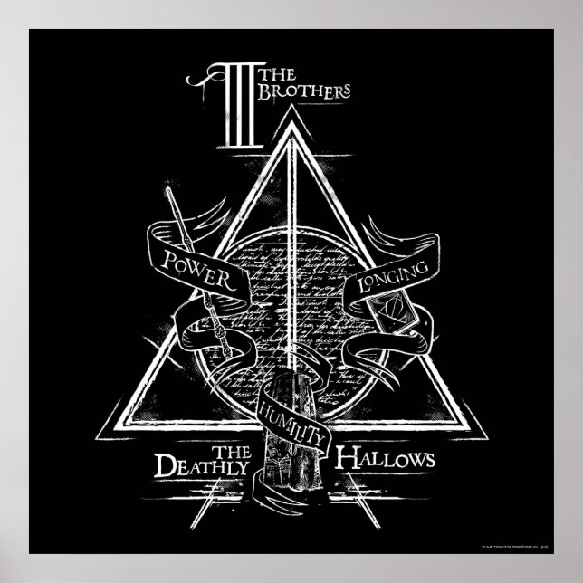 Poster Sort Harry Potter | RELIQUES DE LA MORT Graphique (Devant)