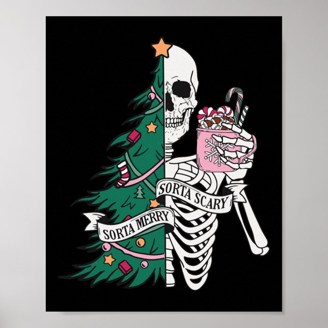 Poster Sorta Effrayant Sorta Joyeux Noël (Devant)