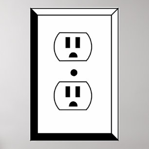 Poster Sortie électrique ou art Nerd