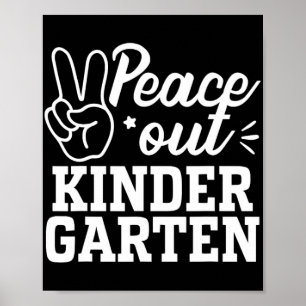 Poster Sortie Maternelle Jour Dernier De L'École Enseigna