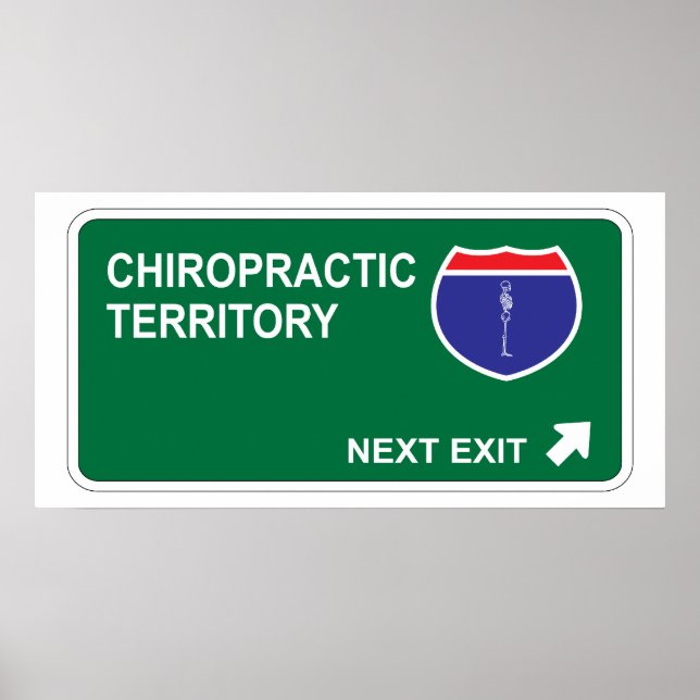 Poster Sortie suivante de la chiropratique (Devant)