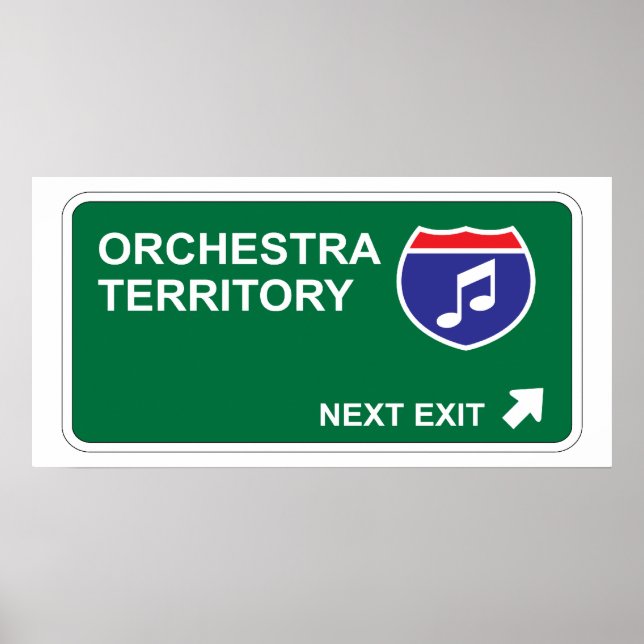 Poster Sortie suivante de l'orchestre (Devant)