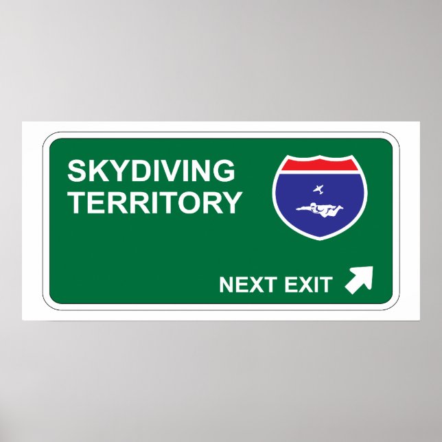 Poster Sortie suivante Skydiving (Devant)
