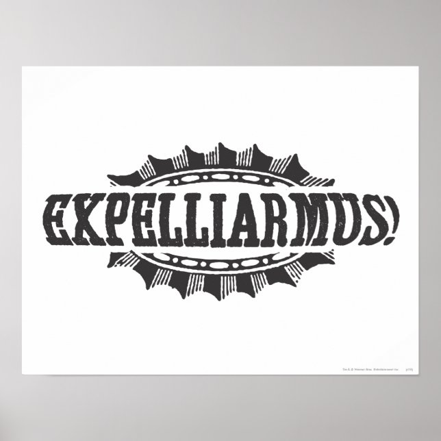 Poster Sortilège Harry Potter | Expelliarmus ! (Devant)