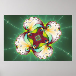 Poster Soubltle Glow - Fractal Art