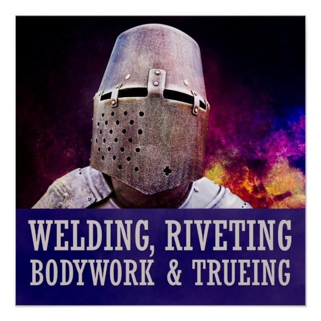 Poster Soudage, Riveting Bodywork & Trueing (Devant)