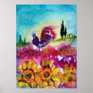 POSTER SOUFFLE ET ROOSTER NOIR