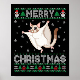 Poster Sougar Glider Animal Hommes Femmes Enfants Vilain 