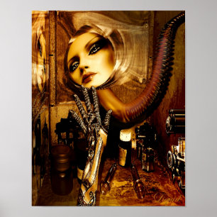 Poster Souhaiter être en dehors de l'impression