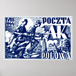 Poster Soulèvement de Varsovie 1944