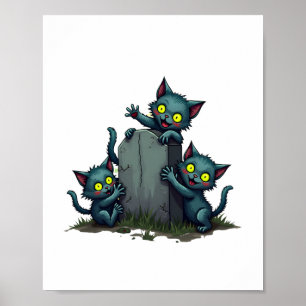 Poster Soulèvement de Zombie Kitten