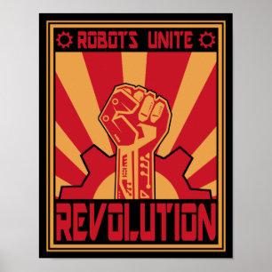 Poster Soulèvement des robots