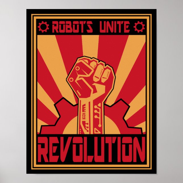 Poster Soulèvement des robots (Devant)