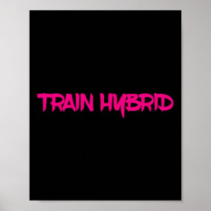 Poster Soulever Lourd Courir Loin Sport Hybride Fitness C