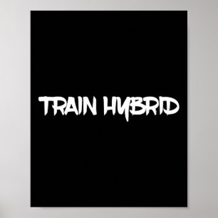 Poster Soulever Lourd Courir Loin Sport Hybride Fitness C