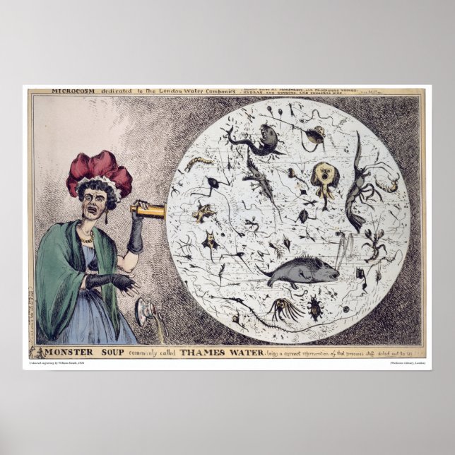 Poster Soupe au monstre d'eau de la Tamise (Devant)